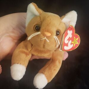 Vintage 1993 Ty Beanie Baby NIP the Cat